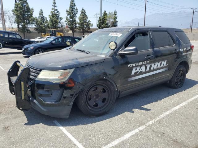 1FM5K8AR0GGB36198 - 2016 FORD EXPLORER POLICE INTERCEPTOR BLACK photo 1