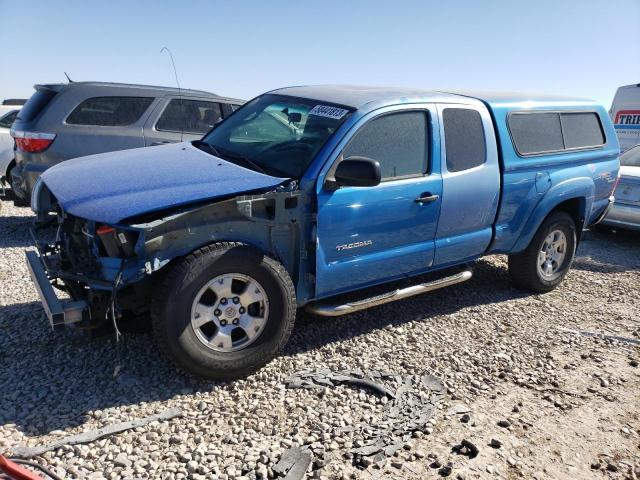 5TETU62N76Z184326 - 2006 TOYOTA TACOMA PRERUNNER ACCESS CAB BLUE photo 1