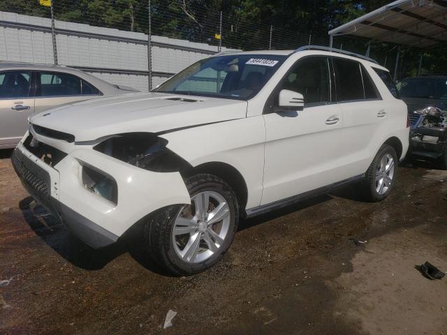 4JGDA5HB1DA191456 - 2013 MERCEDES-BENZ ML 350 4MATIC WHITE photo 1