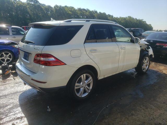 4JGDA5HB1DA191456 - 2013 MERCEDES-BENZ ML 350 4MATIC WHITE photo 3