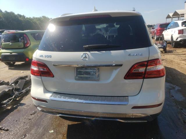 4JGDA5HB1DA191456 - 2013 MERCEDES-BENZ ML 350 4MATIC WHITE photo 6
