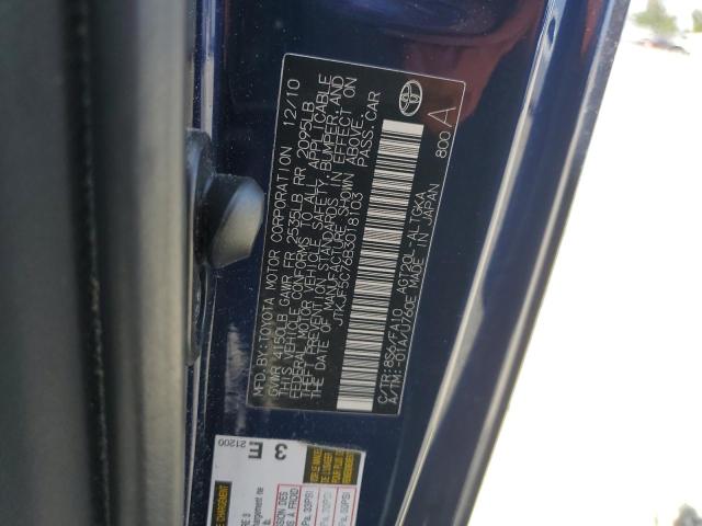 JTKJF5C76B3018103 - 2011 TOYOTA SCION TC 蓝色 照片 12