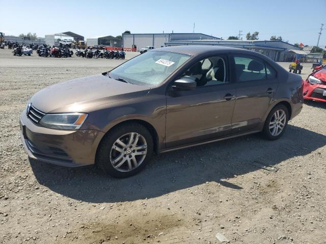 3VW2K7AJ8FM253072 - 2015 VOLKSWAGEN JETTA BASE 棕色 照片 1