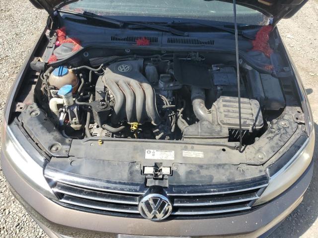 3VW2K7AJ8FM253072 - 2015 VOLKSWAGEN JETTA BASE 棕色 照片 11
