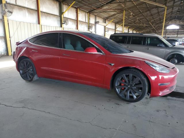 5YJ3E1EC0LF800231 - 2020 TESLA MODEL 3 红色 照片 4