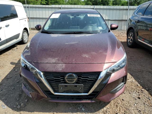 3N1AB8CV5PY263818 - 2023 NISSAN SENTRA SV BURGUNDY photo 5