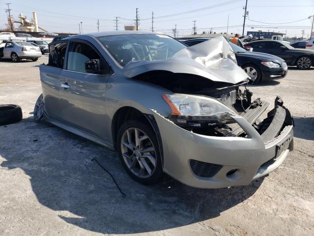 3N1AB7AP4EL643452 - 2014 NISSAN SENTRA S SILVER photo 4