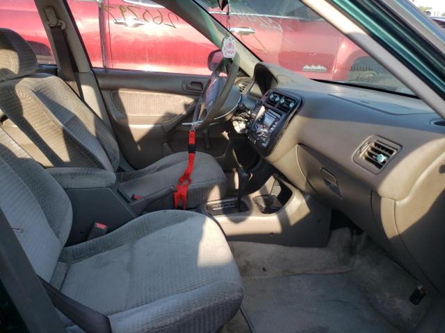 2HGEJ6615XH540134 - 1999 HONDA CIVIC BASE GREEN photo 5
