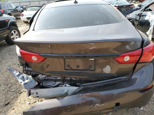 JN1BV7AR8EM705020 - 2014 INFINITI Q50 BASE GOLD photo 6