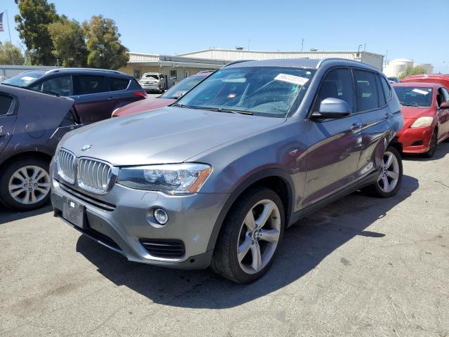 5UXWZ7C58H0T44136 - 2017 BMW X3 SDRIVE28I GRAY photo 1