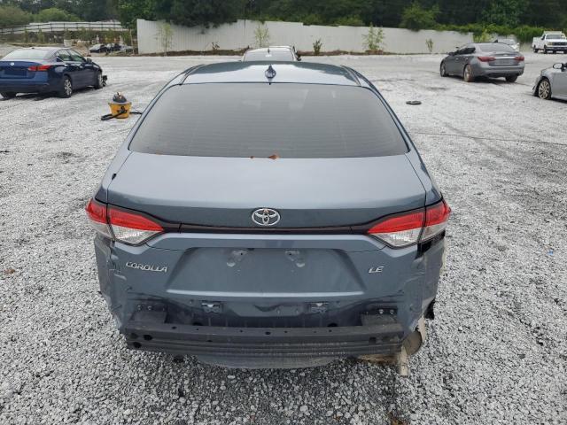 JTDEPMAEXNJ210688 - 2022 TOYOTA COROLLA LE Синий фото 6