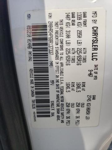 2A8HR54P68R137337 - 2008 CHRYSLER TOWN & COU TOURING 白色 照片 13