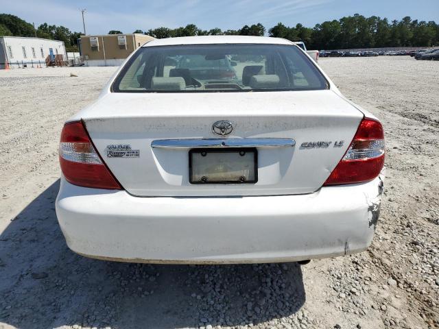 4T1BF32K83U051505 - 2003 TOYOTA CAMRY LE WHITE photo 6