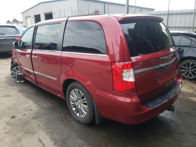 2C4RC1CG1ER228907 - 2014 CHRYSLER TOWN & COU TOURING L MAROON photo 3