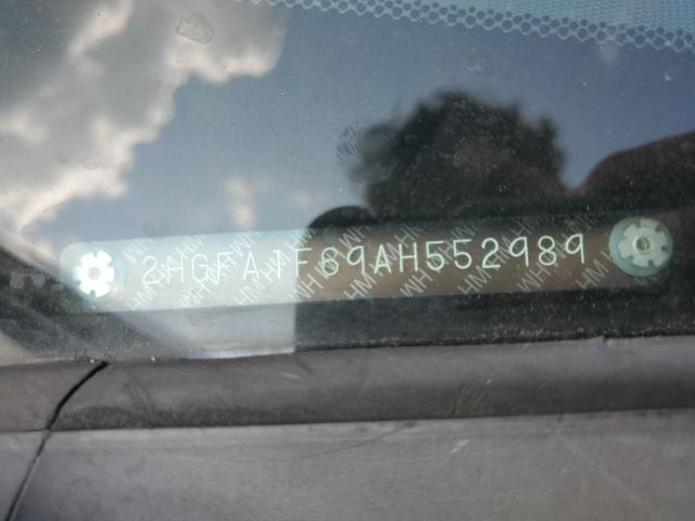 2HGFA1F69AH552989 - 2010 HONDA CIVIC LX-S أسود صورة 13