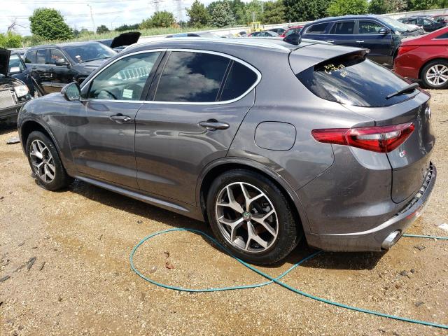 ZASPAKBN3M7D13838 - 2021 ALFA ROMEO STELVIO TI GRAY photo 2