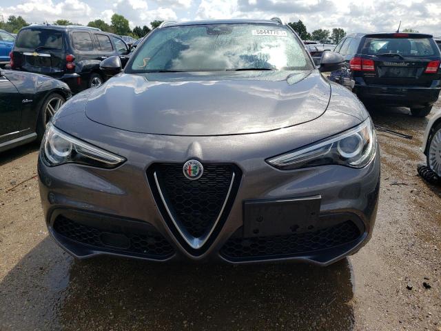 ZASPAKBN3M7D13838 - 2021 ALFA ROMEO STELVIO TI GRAY photo 5
