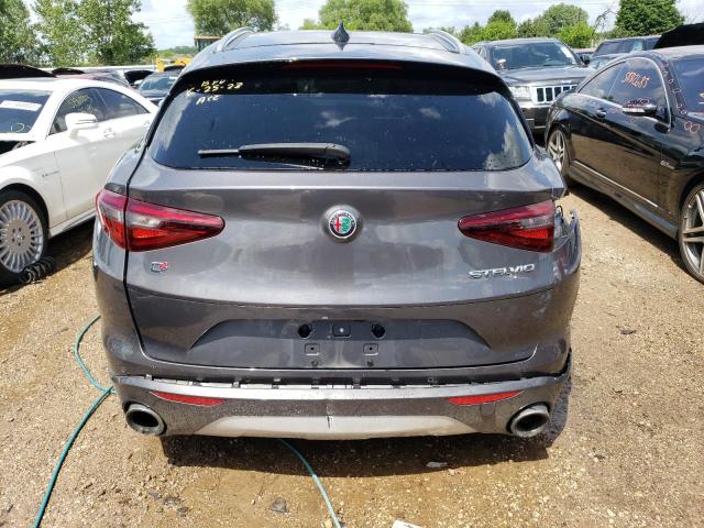 ZASPAKBN3M7D13838 - 2021 ALFA ROMEO STELVIO TI GRAY photo 6