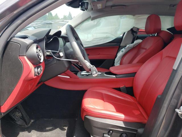 ZASPAKBN3M7D13838 - 2021 ALFA ROMEO STELVIO TI GRAY photo 7
