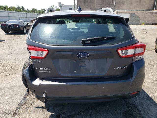 4S3GTAD60J3726452 - 2018 SUBARU IMPREZA PREMIUM PLUS GRAY photo 6