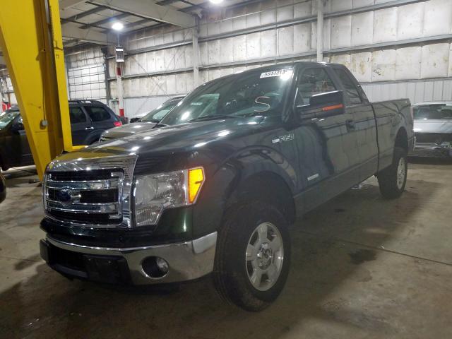 1FTFX1CT6DFC00014 - 2013 FORD F150 SUPER CAB  photo 2