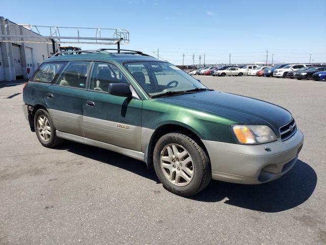 4S3BH6755Y7606158 - 2000 SUBARU LEGACY OUTBACK AWP 绿色 照片 4