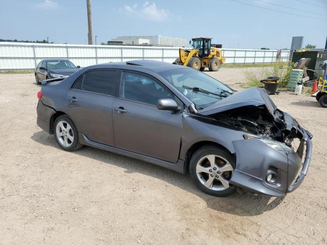 5YFBU4EE1CP062056 - 2012 TOYOTA COROLLA L BASE GRAY photo 4