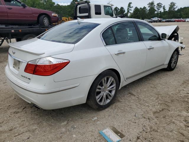 KMHGC46F69U062738 - 2009 HYUNDAI GENESIS 4.6L WHITE photo 3