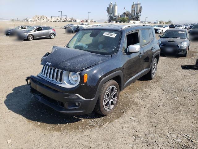 ZACCJADT6GPC91581 - 2016 JEEP RENEGADE L BLACK photo 2