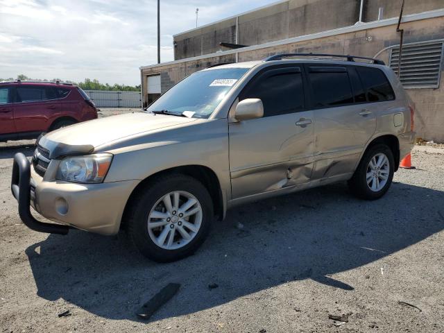 JTEDW21A460014071 - 2006 TOYOTA HIGHLANDER HYBRID GOLD photo 1