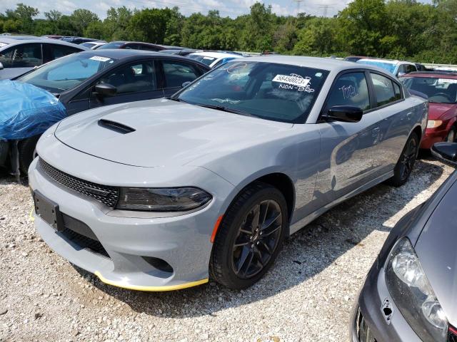 2C3CDXMG5NH146595 - 2022 DODGE CHARGER GT SILVER photo 1