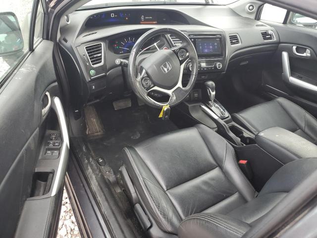 2HGFG3B00FH509371 - 2015 HONDA CIVIC EXL SILVER photo 8
