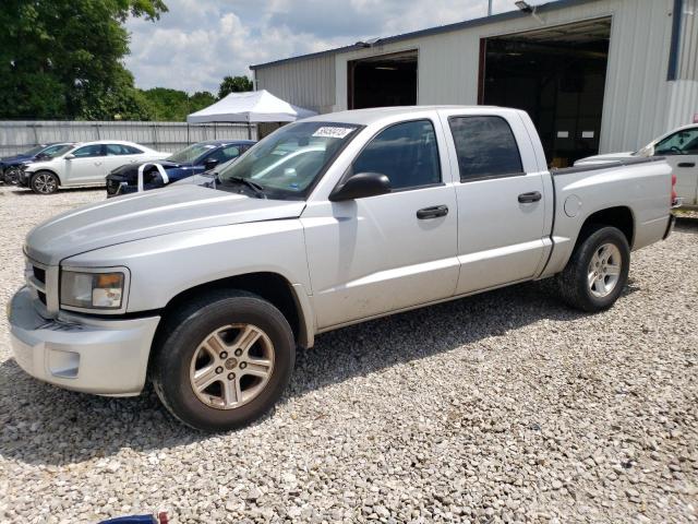 1D7RE3GK4BS619554 - 2011 DODGE DAKOTA SLT SILVER photo 1