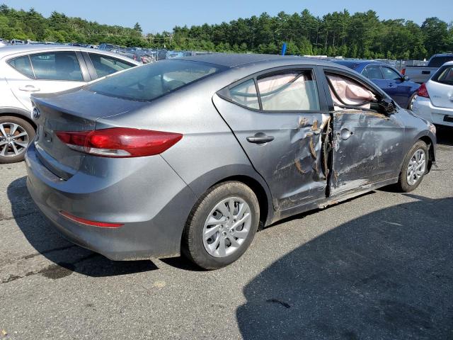 KMHD74LF0JU574088 - 2018 HYUNDAI ELANTRA SE GRAY photo 3