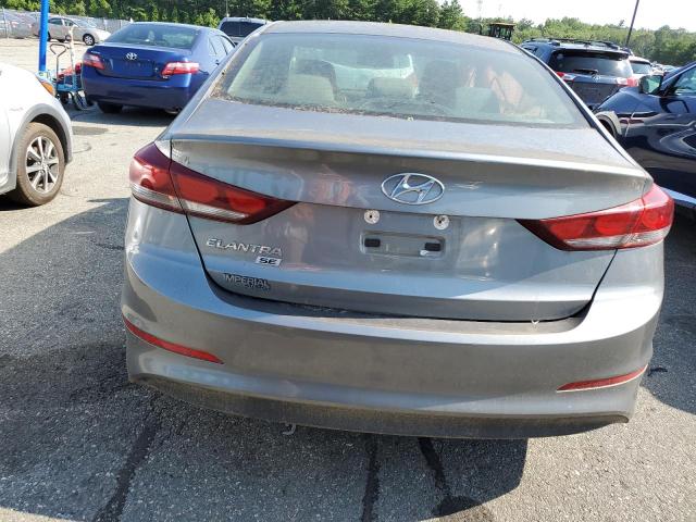 KMHD74LF0JU574088 - 2018 HYUNDAI ELANTRA SE GRAY photo 6