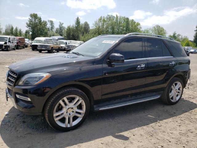 4JGDA5HB6EA369704 - 2014 MERCEDES-BENZ ML 350 4MATIC BLACK photo 1