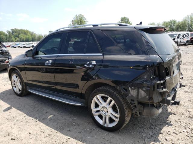 4JGDA5HB6EA369704 - 2014 MERCEDES-BENZ ML 350 4MATIC BLACK photo 2