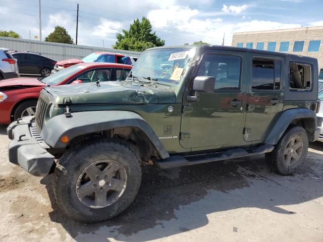 1J8GA39149L744164 - 2009 JEEP WRANGLER U X GREEN photo 1