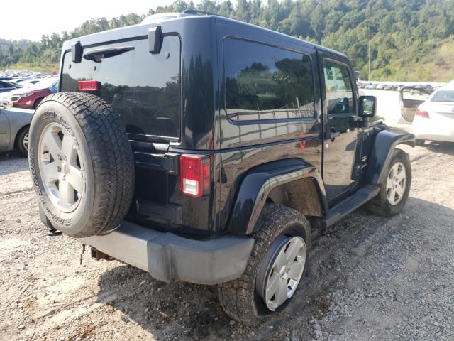 1J4GA5D14BL627078 - 2011 JEEP WRANGLER SAHARA BLACK photo 4