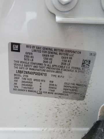 LRBFZNR4XPD024715 - 2023 BUICK ENVISION ESSENCE Ağ foto 14