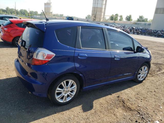 JHMGE8H51BC019574 - 2011 HONDA FIT SPORT BLUE photo 3