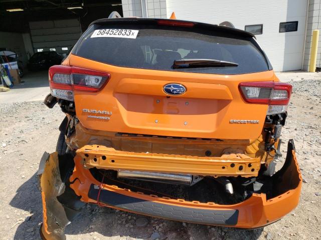 JF2GTAEC7LH253158 - 2020 SUBARU CROSSTREK PREMIUM ORANGE photo 6