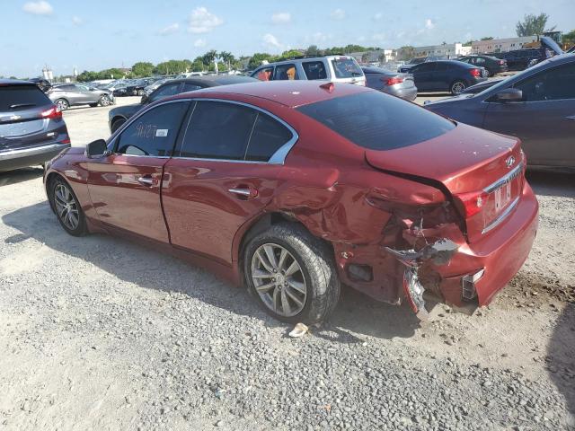 JN1BV7AP0EM674487 - 2014 INFINITI Q50 BASE Qırmızı foto 2