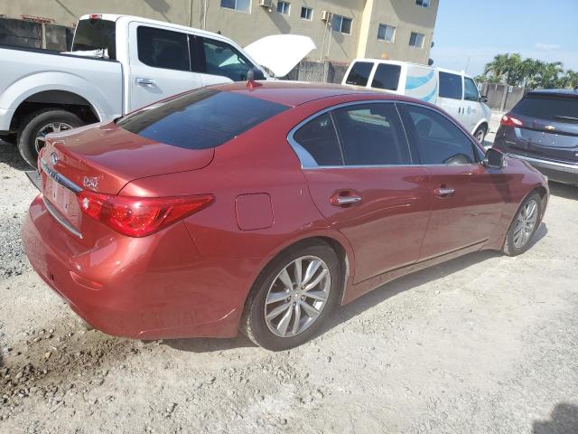 JN1BV7AP0EM674487 - 2014 INFINITI Q50 BASE Qırmızı foto 3