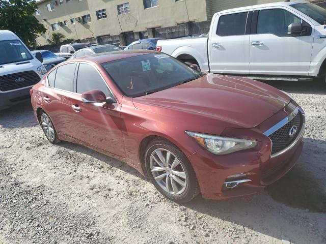 JN1BV7AP0EM674487 - 2014 INFINITI Q50 BASE Qırmızı foto 4