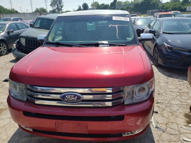 2FMGK5DC7BBD13263 - 2011 FORD FLEX LIMITED RED photo 5