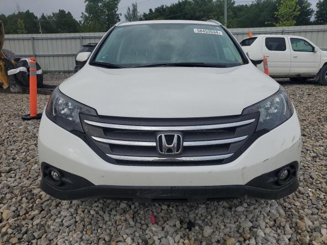 5J6RM4H75CL023016 - 2012 HONDA CR-V EXL WHITE photo 5