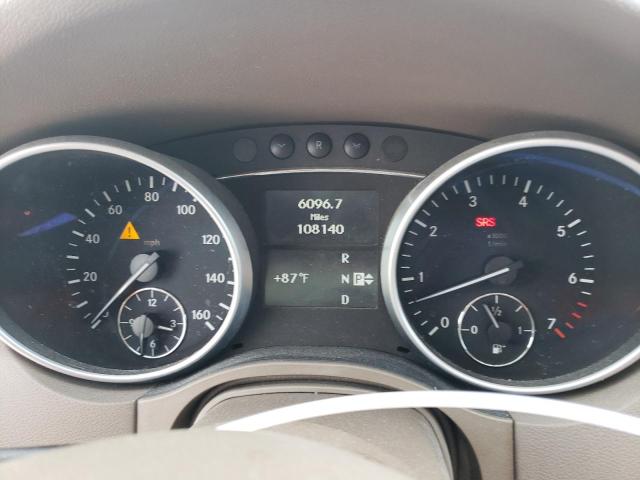 4JGBB8GB3BA733984 - 2011 MERCEDES-BENZ ML 350 4MATIC WHITE photo 9