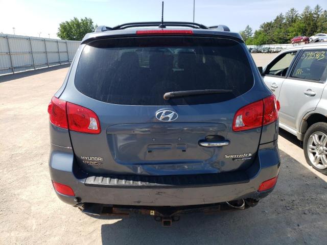 5NMSH73E19H332060 - 2009 HYUNDAI SANTA FE SE BLACK photo 6