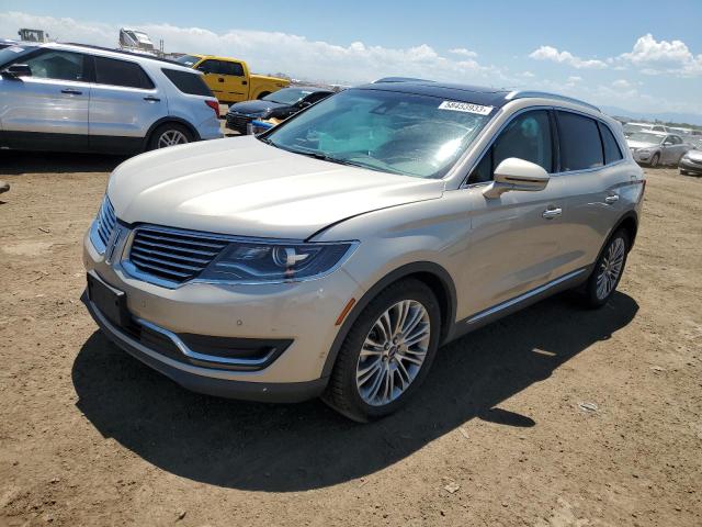 2LMPJ6LR3HBL39127 - 2017 LINCOLN MKX RESERVE Qızıl foto 1